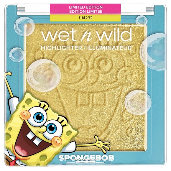 Wet N Wild SpongeBob SquarePants Limited Edition Gold Shimmer Highlighter Sealed - Picture 6 of 7